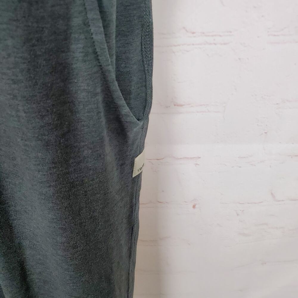 VUORI All Day Short Sleeve Jumpsuit Womens L Heathered DreamKnit Pockets V-neck - Picture 4 of 12